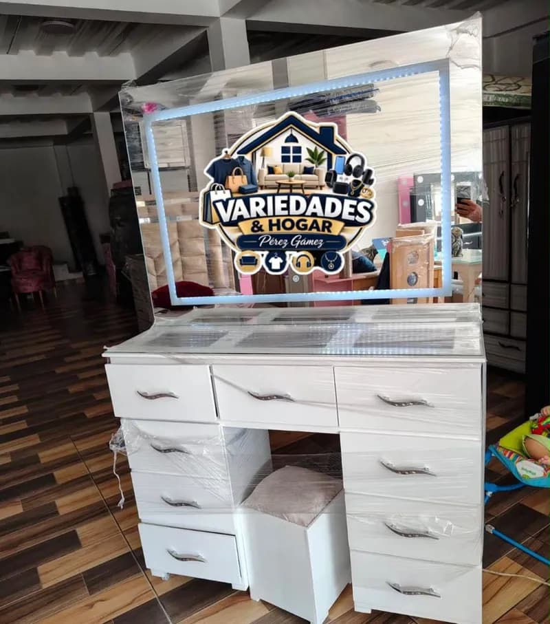 peinadora vidrio táctil 1.10 varios