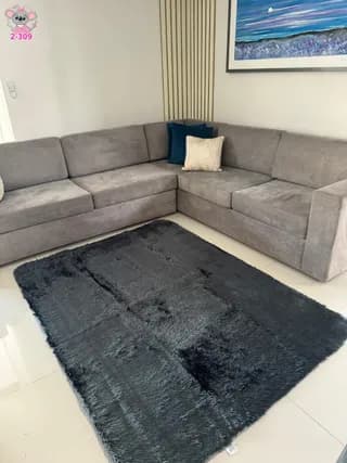 alfombra peluche 1.50 x 2mts 1