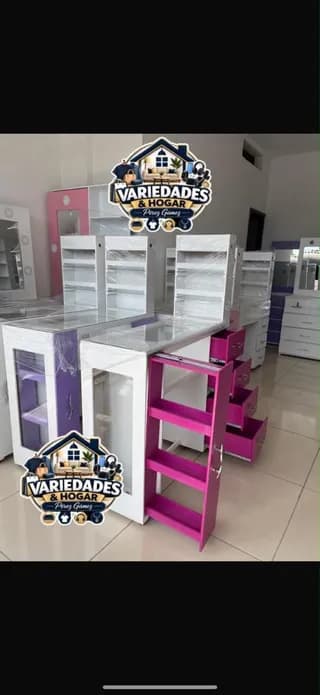 mesa de uñas doble esmaltero 7