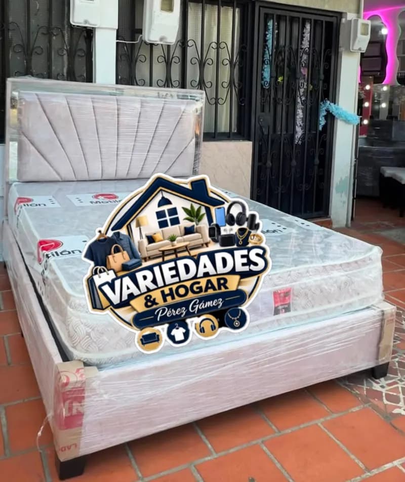 cama box espaldar sencilla