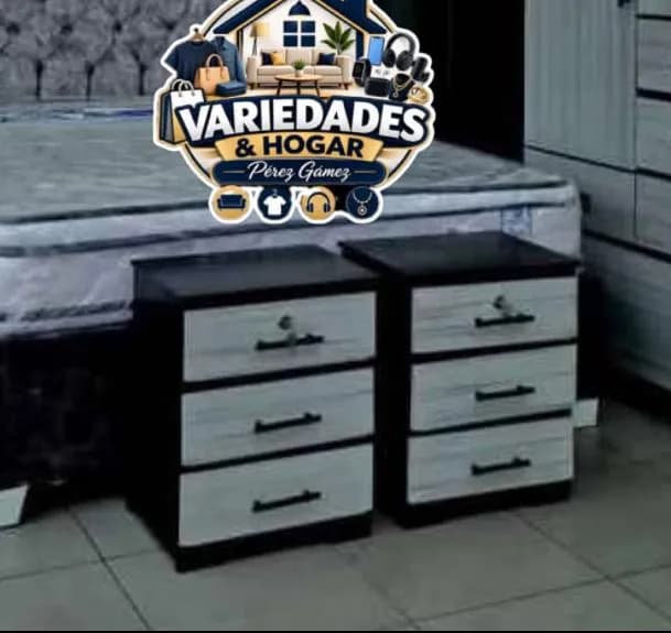 par de mesas de noche
